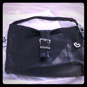 Vintage Brighton Black leather shoulder bag